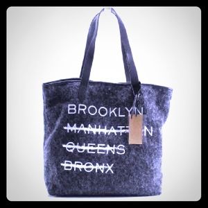 Kelsi Dagger Brooklyn Wool Tote in Grey/Gray.